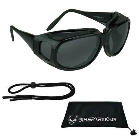 polarized sunglasses with side shields